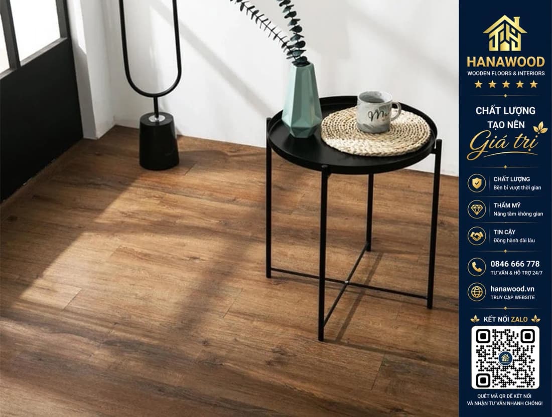 Sàn Nhựa Giả Gỗ Dán Keo MsFloor DW7006