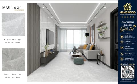 Ảnh 2 Sàn Nhựa Giả Bê Tông Giả Vân Đá MsFloor 22102 Dày 2mm