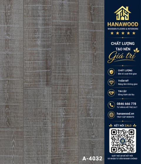 Sàn Nhựa Dán Keo Aimaru A4032 Dày 3mm