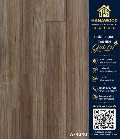 Sàn Nhựa Dán Keo Aimaru A4040 Dày 3mm