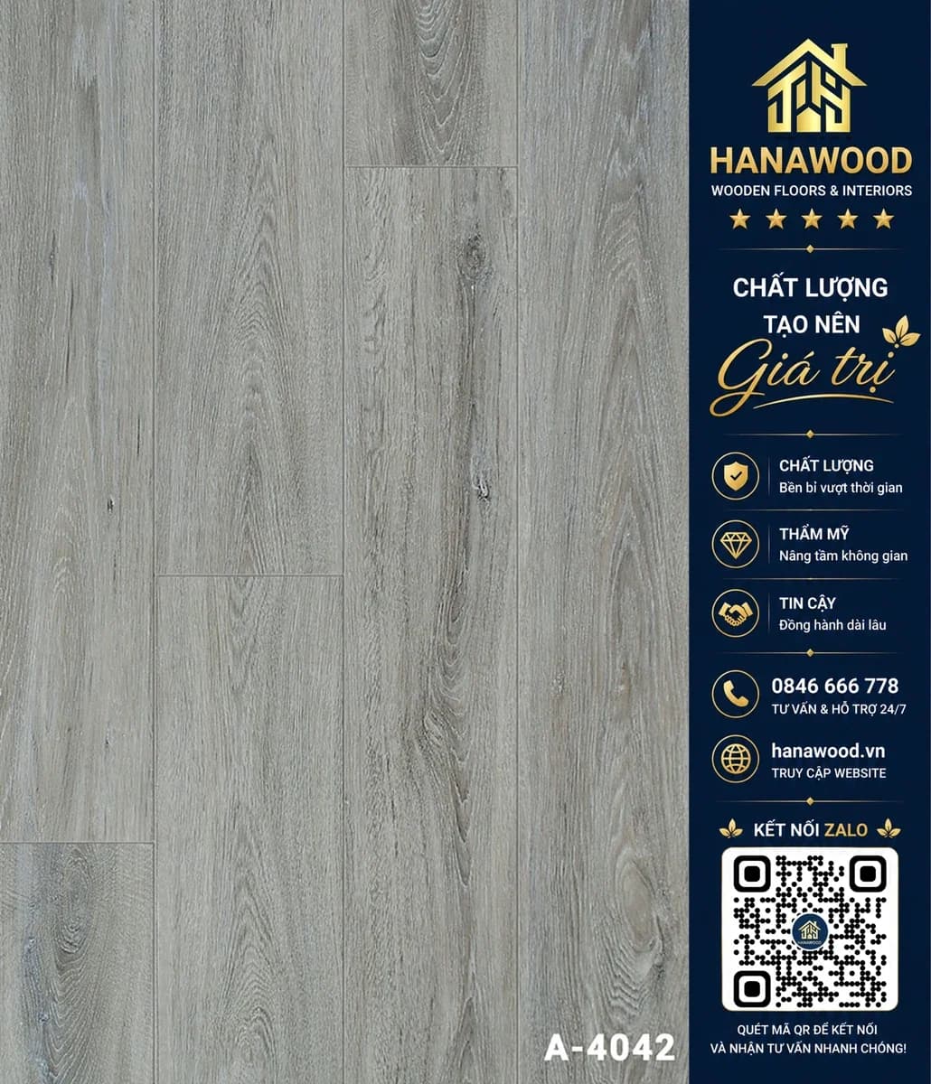 Sàn Nhựa Dán Keo Aimaru A4042 Dày 3mm