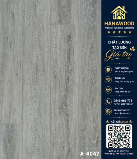 Sàn Nhựa Dán Keo Aimaru A4042 Dày 3mm