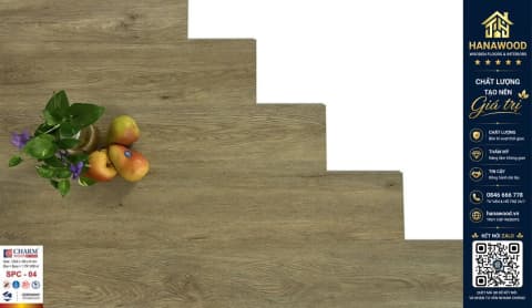 Hình ảnh Sàn Nhựa Hèm Khóa Vân Gỗ Charmwood SPC-04 Dày 6mm