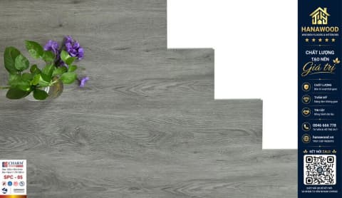 Hình ảnh Sàn Nhựa Hèm Khóa Giả Gỗ Charmwood SPC-05 6mm