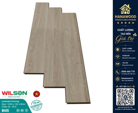 Hình ảnh Sàn Gỗ Công Nghiệp Wilson W445 Dày 8mm