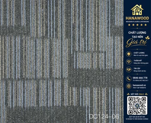 Tấm Thảm Trải Sàn Văn Phòng DC124-06 50x50 cm