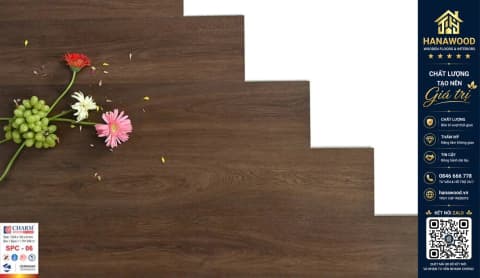 Hình ảnh Sàn Nhựa Vinyl Hèm Khóa Giả Gỗ Charmwood SPC-06 Dày 6mm