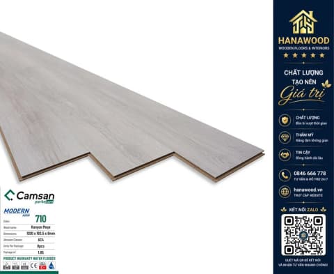 Sàn Gỗ Công Nghiêp Camsan 710 Dày 8mm