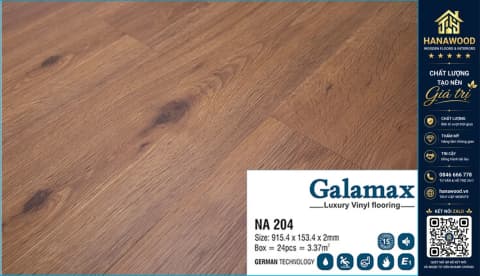 Sàn Nhựa Dán Keo Galamax 2mm NA204