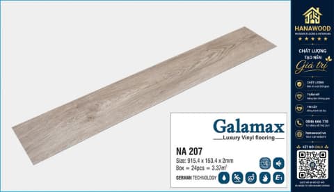 Sàn Nhựa Dán Keo Galamax 2mm NA207
