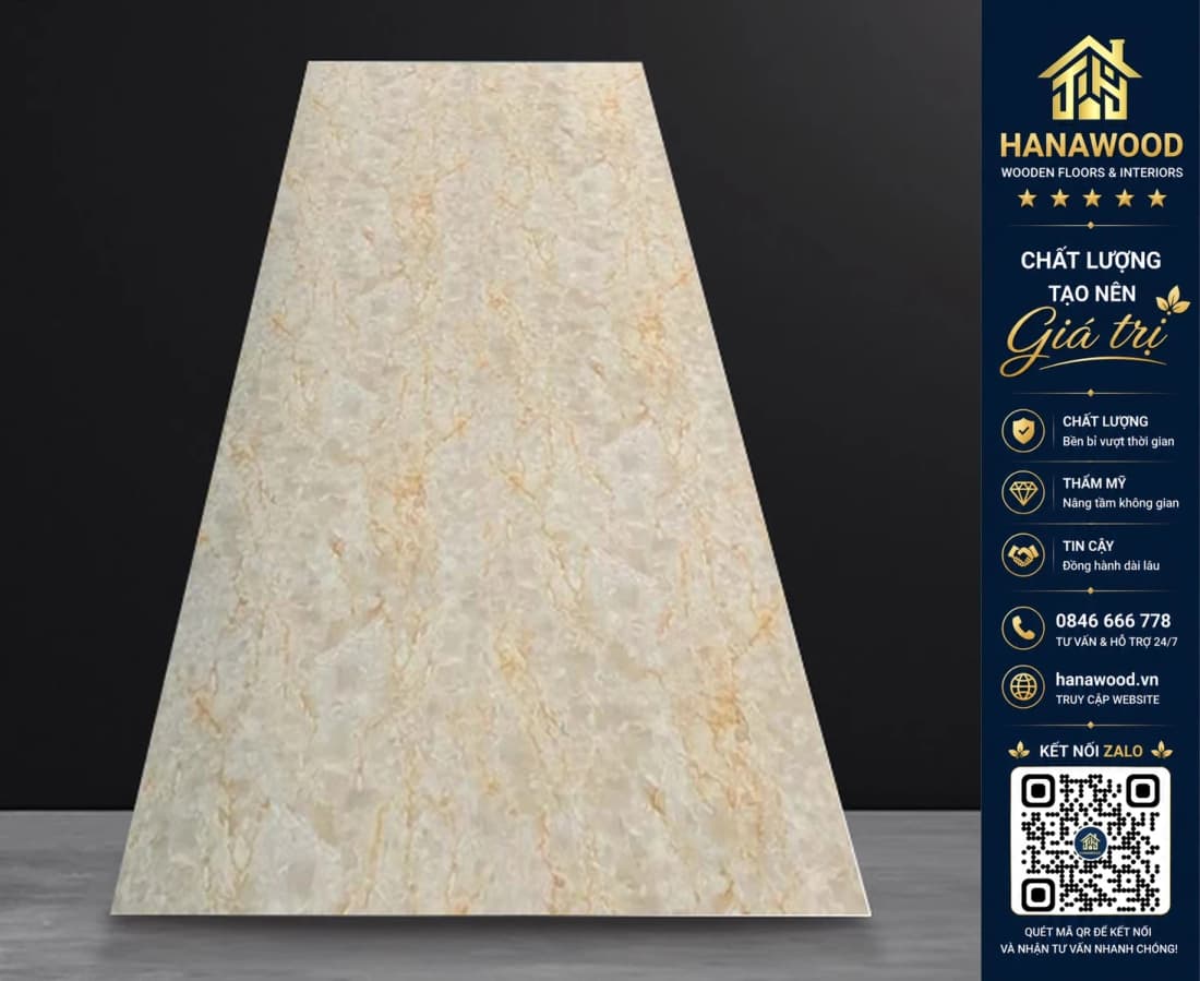 Hình ảnh Tấm Ốp PVC Giả Vân Đá HobiWood VD2610