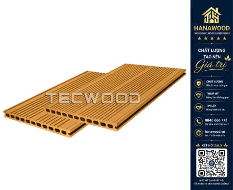 Ván Sàn Gỗ Nhựa Ngoài Trời Techwood TWD295 Cedar