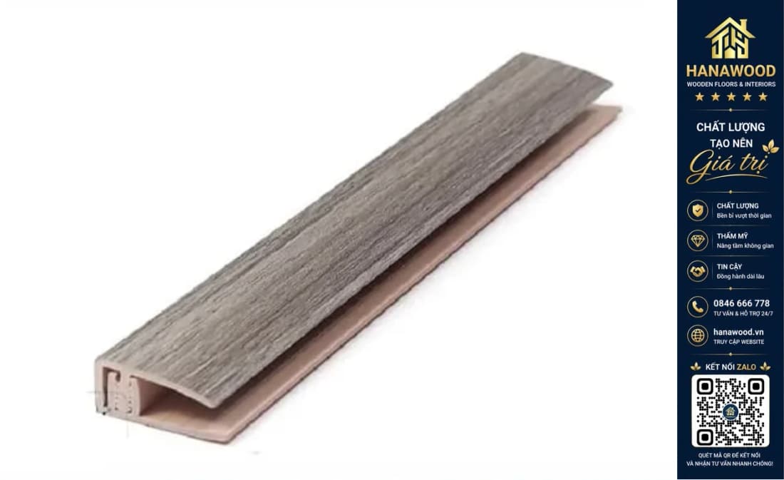 Nẹp Nhựa Kết Thúc Sàn 18