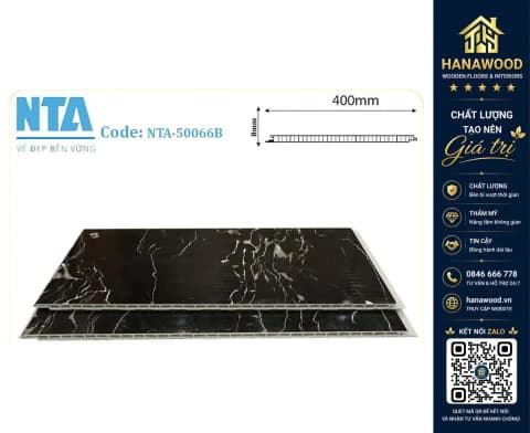 Tấm Nhựa Ốp Tường Nano Vân Đá NTA 50066B