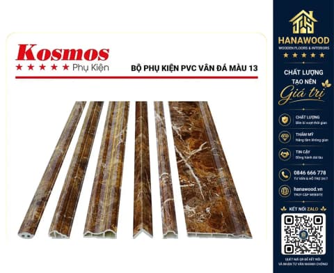 Phào PVC Vân Đá Kosmos Màu 13