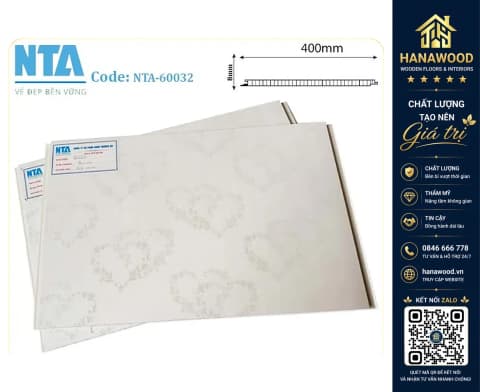 Tấm Nhựa Ốp Tường Nano Hoa Văn NTA 60032