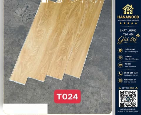 Hình ảnh Sàn Nhựa Giả Gỗ Tự Dán THFLoor TH024 1.8mm