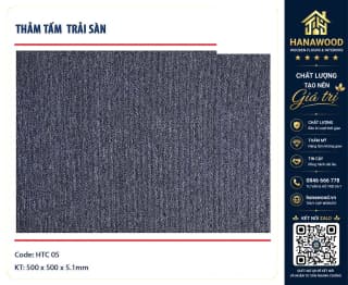 Thảm Tấm Trải Sàn Phòng Khách HTC-05 50x50 cm