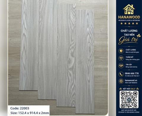 Hình ảnh Sàn Nhựa Dán Keo Giả Gỗ MsFloor 22003 Dày 2mm