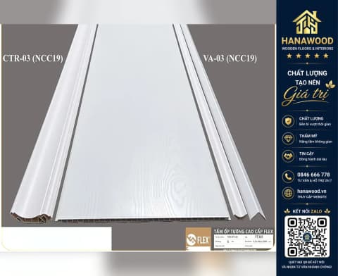 Tấm Nhựa Nano Giả Vân Gỗ Flex FT301 Cắt Theo Yêu Cầu