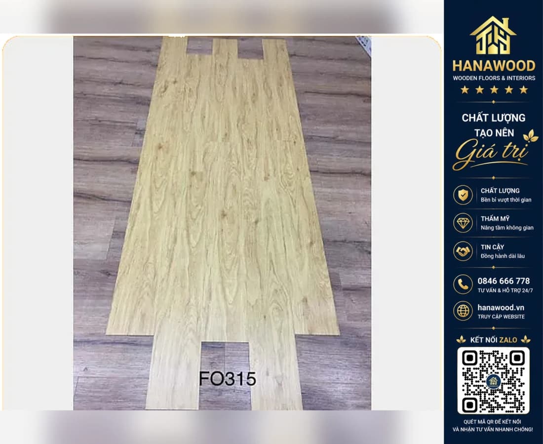 Sàn Nhựa Dán Keo Galamax 3mm FO315