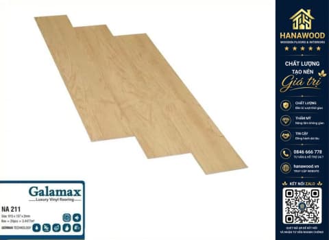 Sàn Nhựa Dán Keo Galamax 2mm NA211