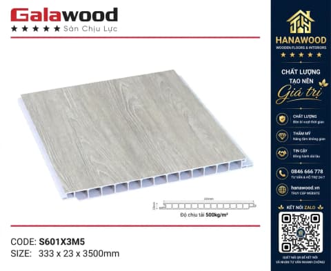 Sàn Nhựa Chịu Lực Làm Gác Lửng Galawood S601X3M5