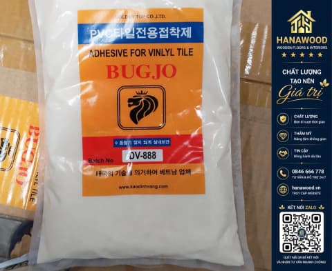 Keo Dán Sàn Nhựa Chuyên Dụng - Bịch 1kg