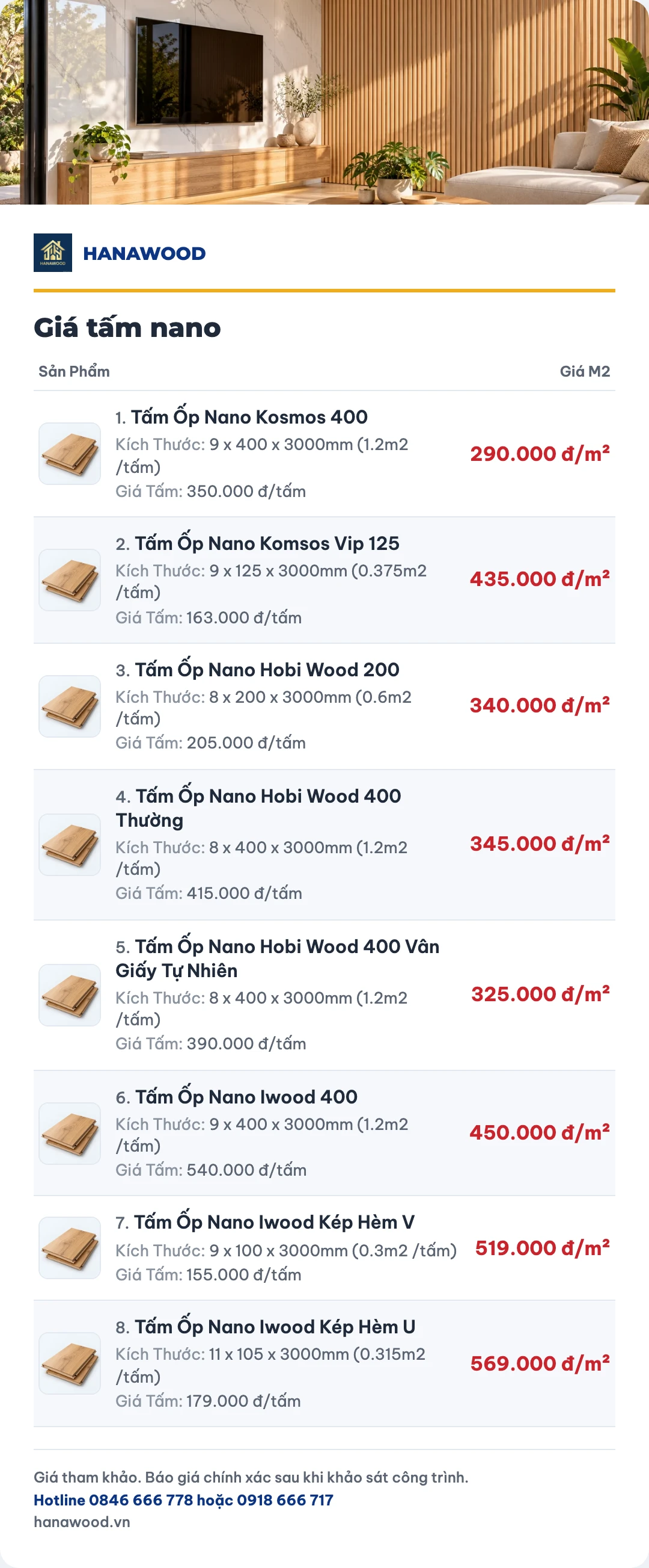 Giá tấm nano