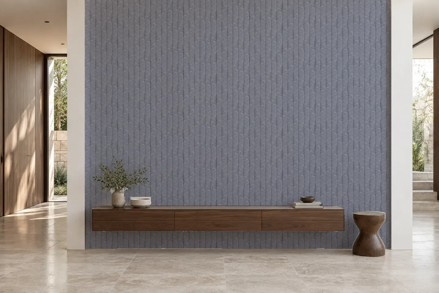 Lam sóng 3S200X15-012 Vân đá xám ốp sảnh & lối vào