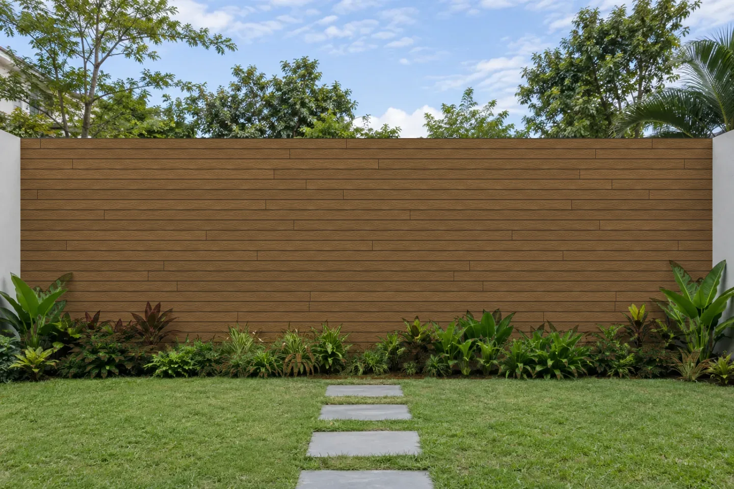 Ốp tường rào OP113X16-Deepwood Kosmos Deepwood ốp sân vườn