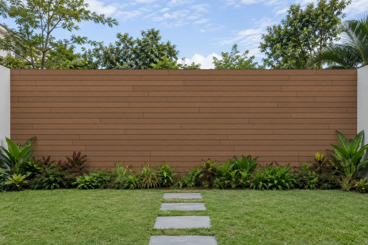 Ốp tường rào OP2D-Vibrant-Yellow Hobiwood Vibrant Yellow ốp sân vườn