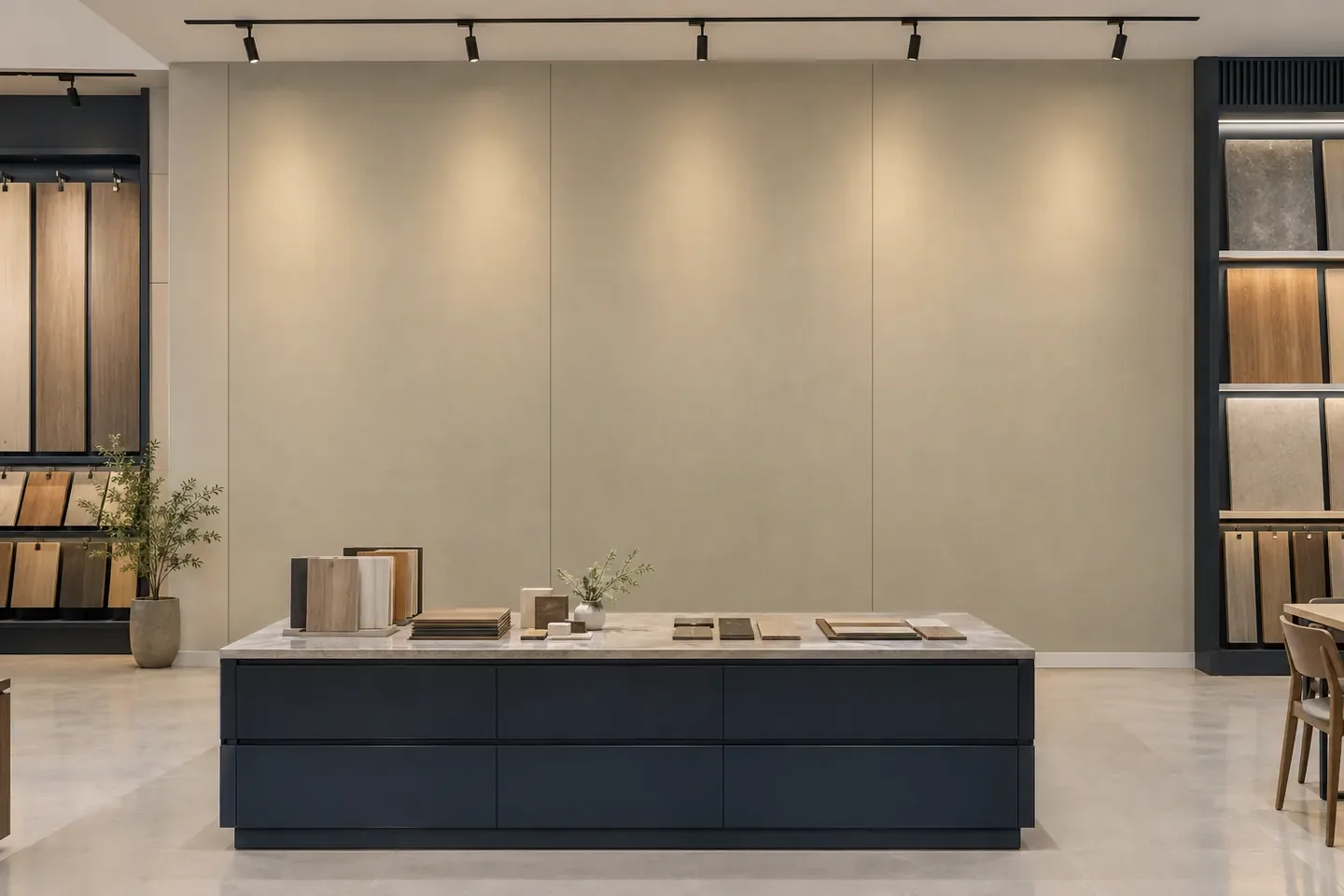Tấm ốp than tre CL-11 Vân vải trắng ốp showroom