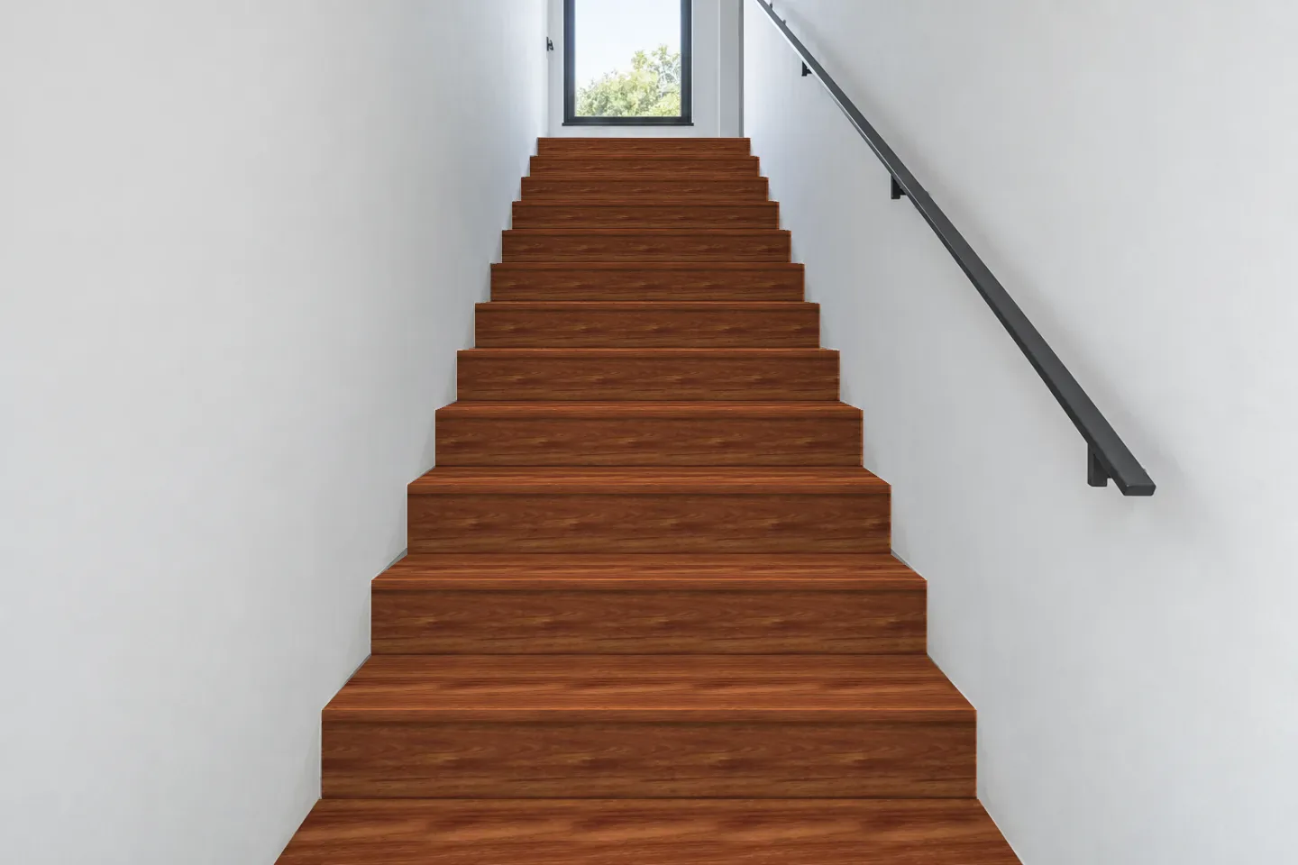 Bậc cầu thang M30-4 iWood · Vân gỗ ốp cầu thang